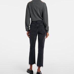 AGOLDE Riley high-rise cropped slim jeans, size 29